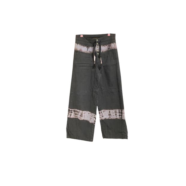 Tiedye stripe hippie wide pants