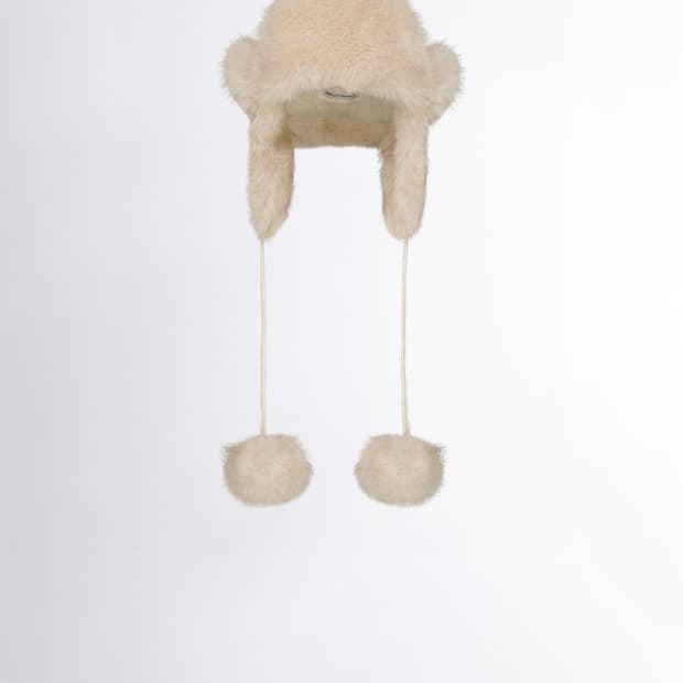 스컬프터 Jacquard Trooper Hat Cream 트루퍼햇