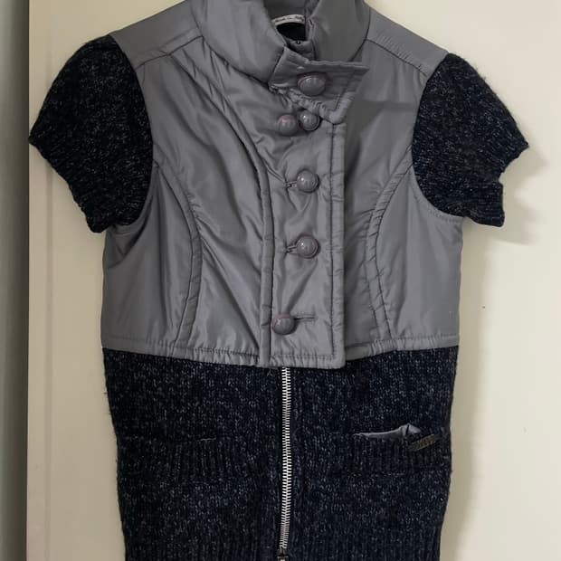 Miss sixty winter layered knit top