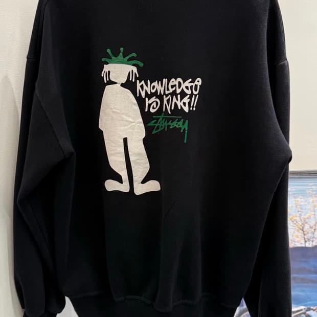 00s 초 올드 스투시 knowledge is king 스웻