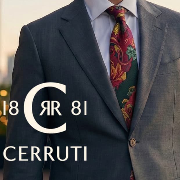 세루티 1881 실크 자카드 패턴 넥타이 9.4cm A+등급 K1962