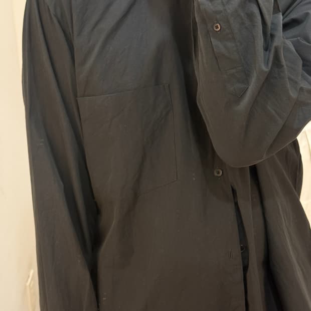 comoli 코모리 블랙 셔츠 25ss