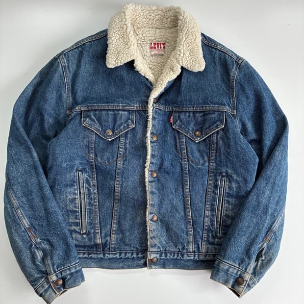 Levis  리바이스 80,s 데님 쉐르파 자켓