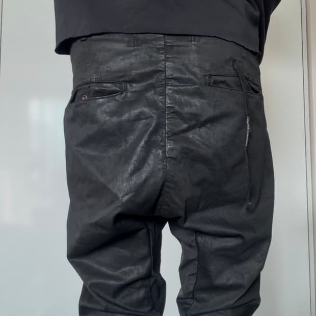 Boris Bidjan Saberi Wax Coated jeans