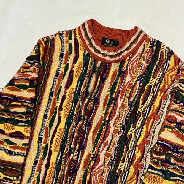 L Vtg 빈티지 케이블 니트 