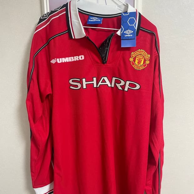 XL 98 00 맨체스터 유나이티드 맨유 트래블 홈 솔샤르 유니폼