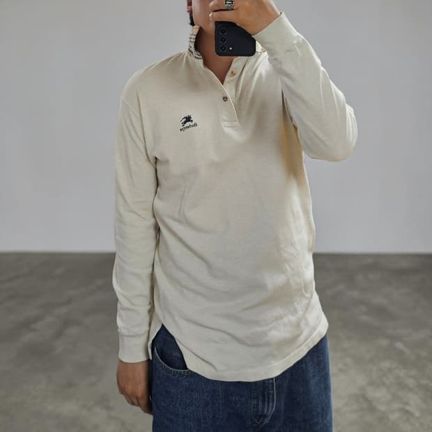 90S 버버리 PK셔츠 카라티 M0393