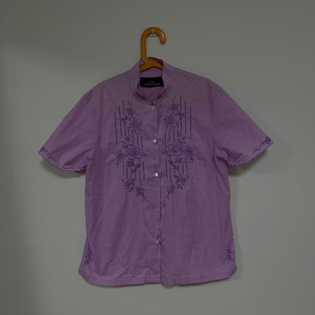 Comme des garcons tricot 차이나카라 셔츠