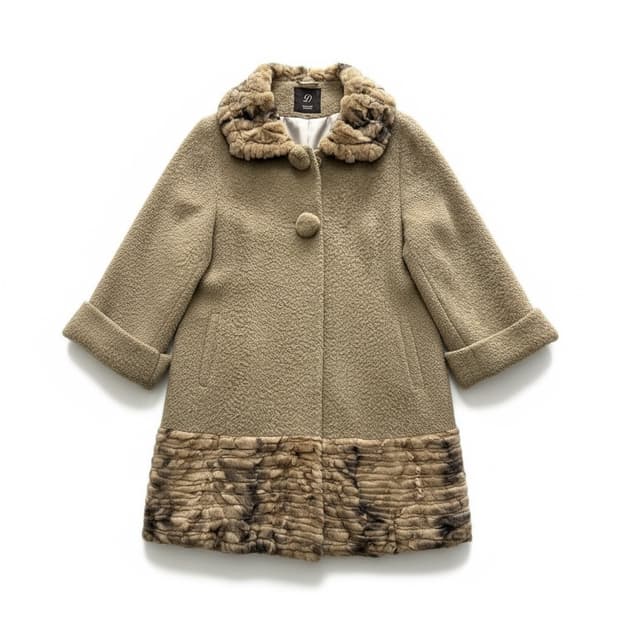 밍크퍼 럭셔리 Premium 여성 코트 