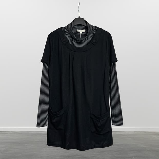 B.S.SADDLE 레이어드 롱 슬리브 