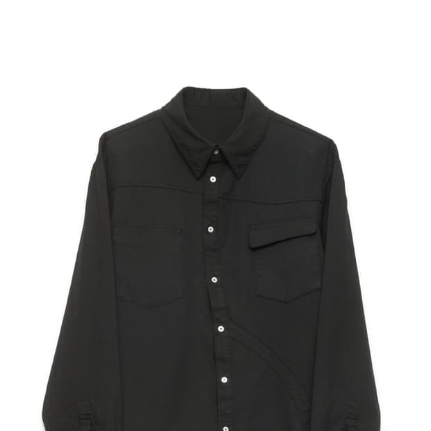 Reverse Western Shirt Gauze Over Dyed 2
