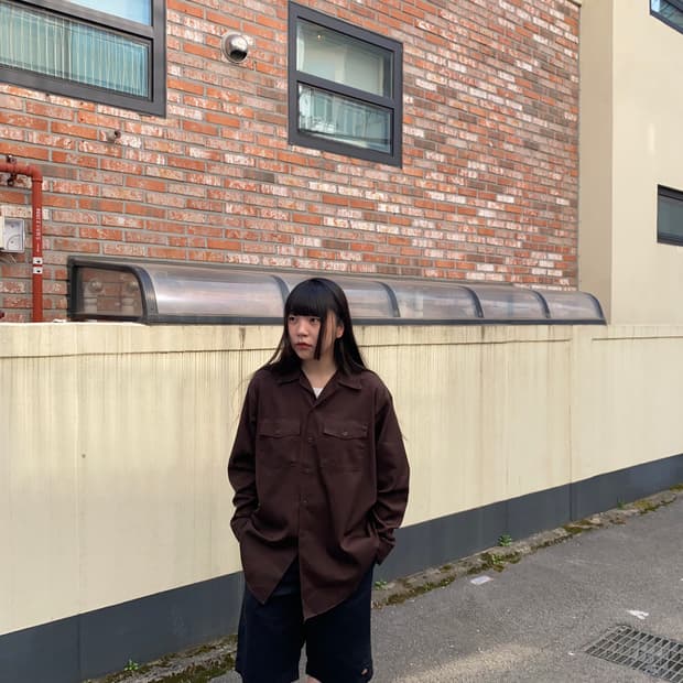 90s Dickies 디키즈 usa 워크셔츠