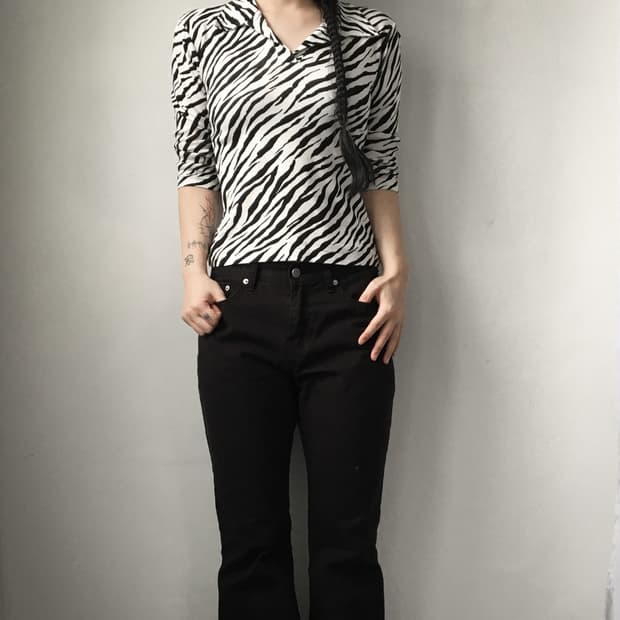 Zebra pattern pk sleeve