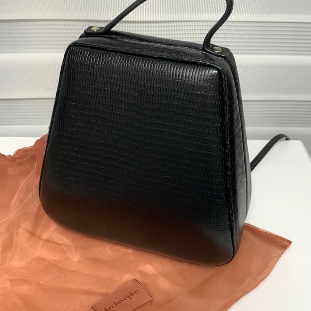 아카이브앱크 쉘틴백 리자드블랙