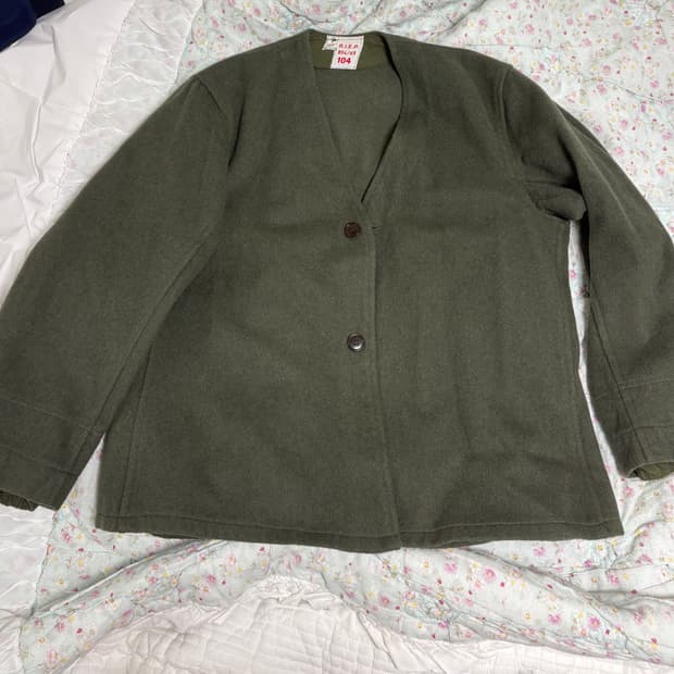 60~70s 프랑스 육군 보급 자켓