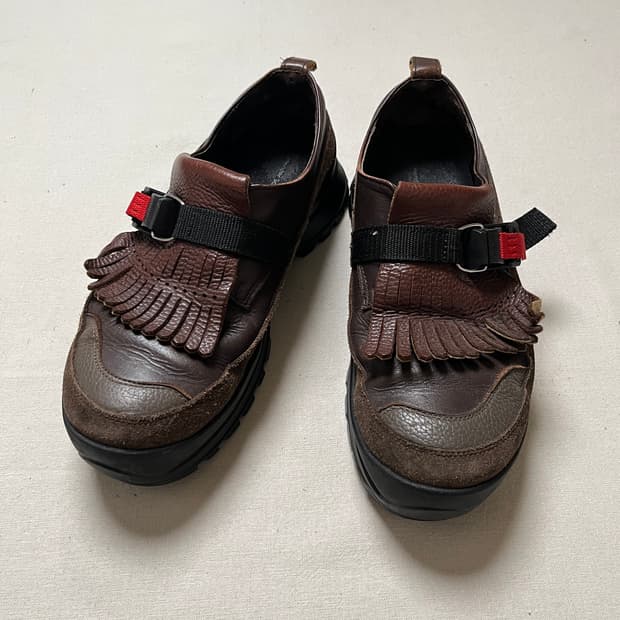 헨더스킴 스트랩 프린지 로퍼 hender scheme 구둥화