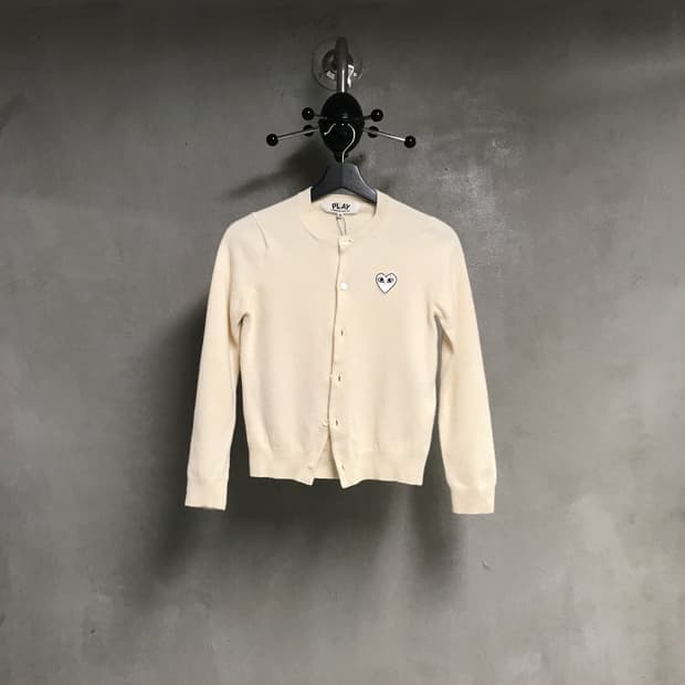 꼼데가르송 와펜 가디건 아이보리 M(W)