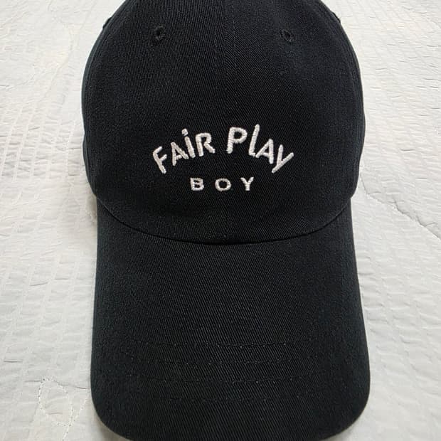 테니스보이클럽 검정색 모자 볼캡 Tennis boy club