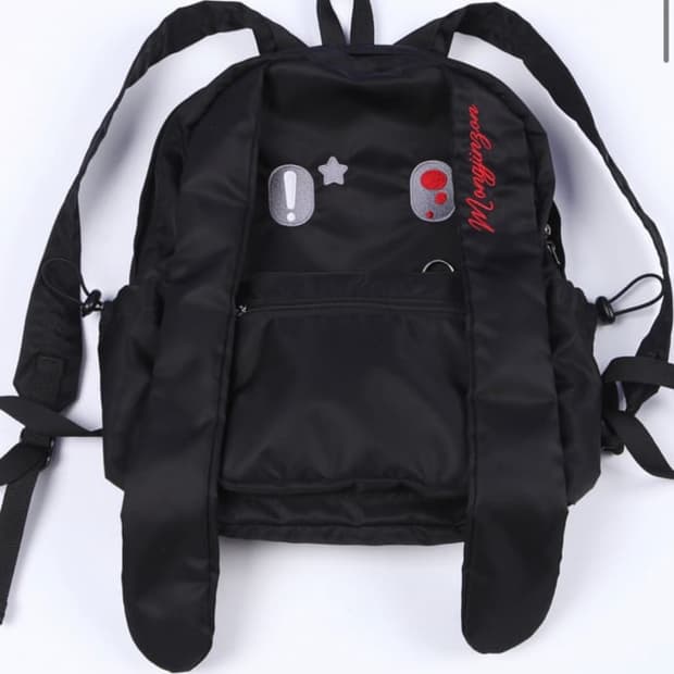몽진존 가방 백팩 블랙 EYE DISEASE BAG