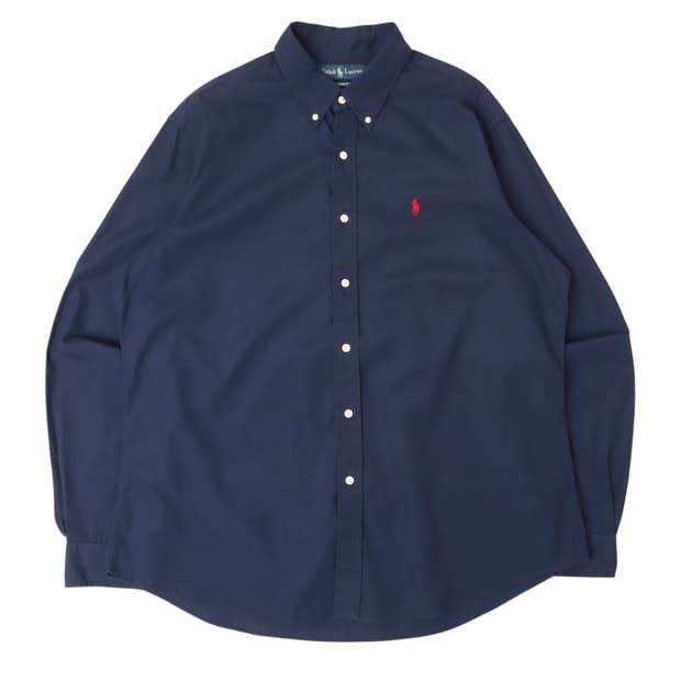 폴로 랄프로렌 네이비 레드포니 커스텀 핏 코튼 셔츠