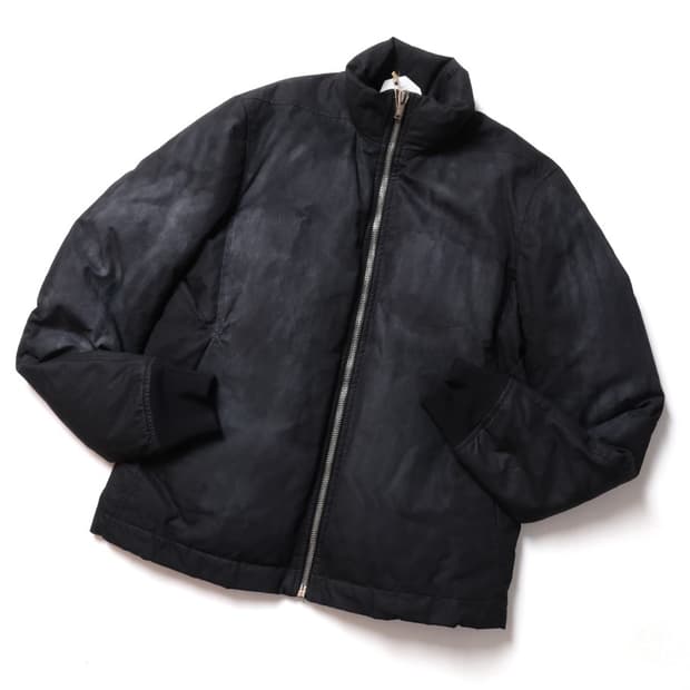 릭오웬스 11fw Rick Owens Waxed Puffer Jacket