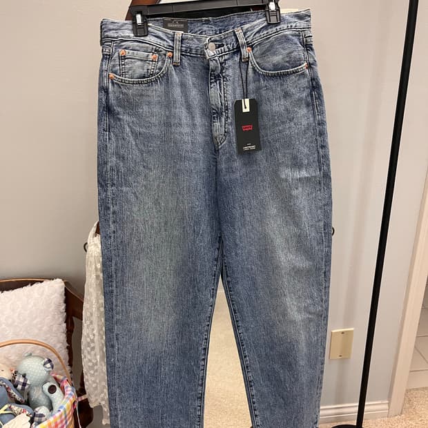 [새상품] 리바이스 568 32*32 린넨+ 데님, 여름 청바지 끝판왕