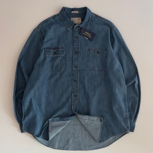 폴로 랄프로렌 데님 셔츠 XXL (Deadstock)