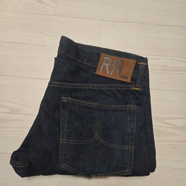 RRL 스트레이트 원워시 33×32 더블알엘 셀비지