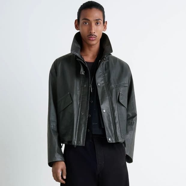 [50]르메르 25fw 숏 레인 자켓/오닉스