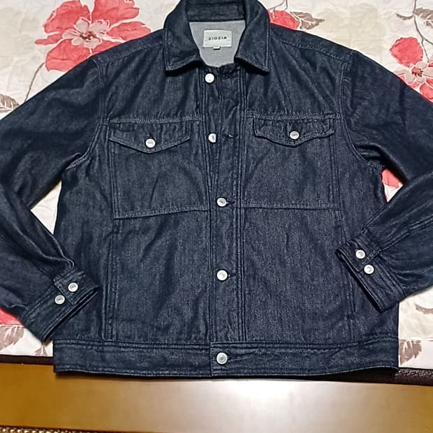 지오지아 오버핏청자켓 100 가슴61 기장68