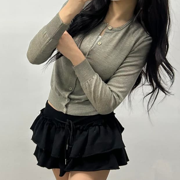 버버리 블루라벨 90s 아카이브 울 니트 가디건(M)