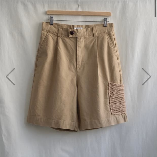 Seasalt Hand knitting pocket shorts 1
