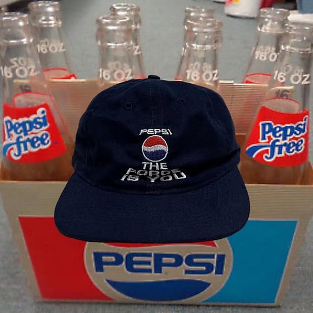 Vintage 90's Rare Pepsi Cap 
