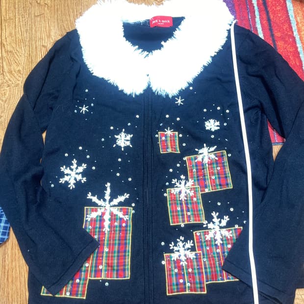 크리스마스 집업 jack b quick