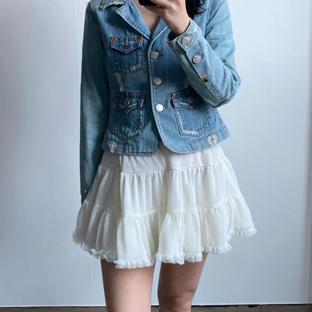 트루릴리젼 포켓 데님 자켓