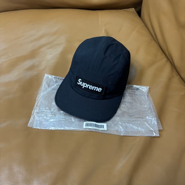 슈프림 캠프캡 모자 박스로고 25SS 고어텍스 블랙