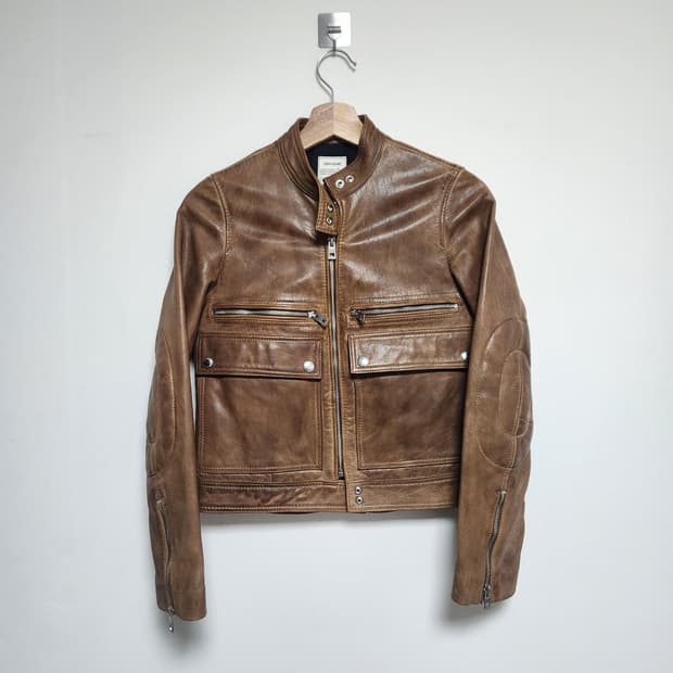 자딕앤볼테르Zadic&Voltaire 고트 레더 자켓 XS - J30