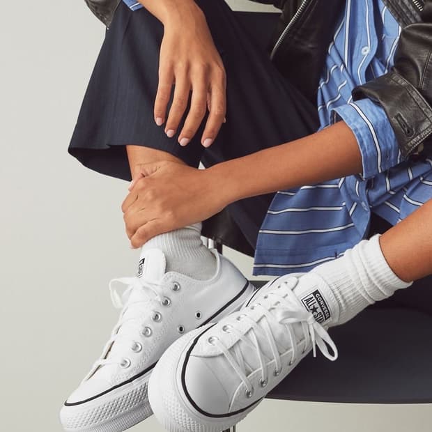 컨버스 척테일러 올스타 리프트 화이트 220