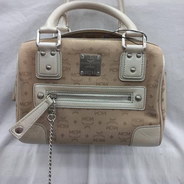 정품 mcm 토트백