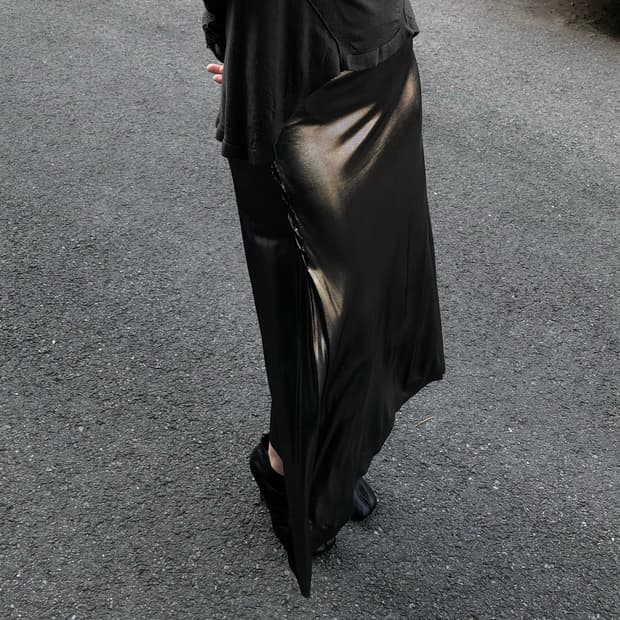 아크네스튜디오 글리터 롱 스커트