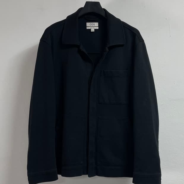 COS 코스 트윌 릴렉스드핏 코튼 셔츠 자켓 (on.222)