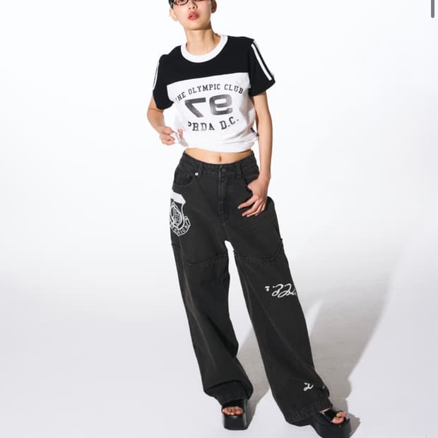 프렌다 데님팬츠S 새상품