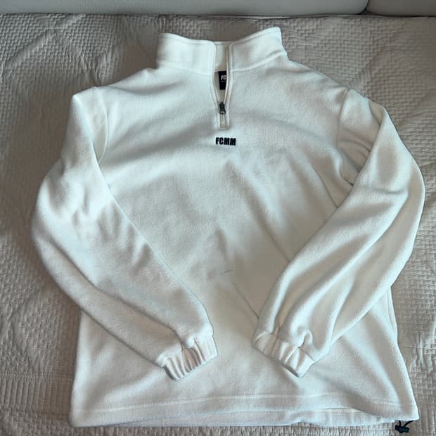 FCMM 하프넥 플리스 아이보리 S