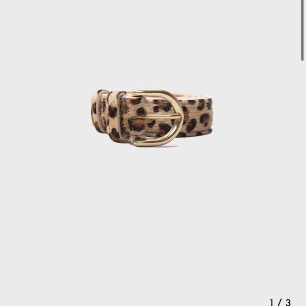 라보뜨가르디안 레오파드 송치 벨트 80