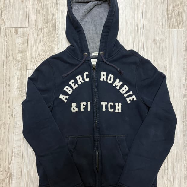 아베크롬비 후드집업 네이비 양홍원 L