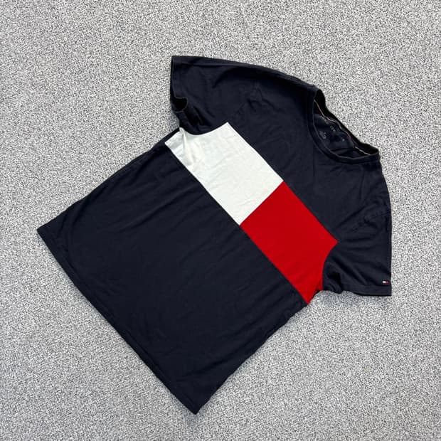 실측확인 타미힐피거 반팔 티셔츠 0611J2