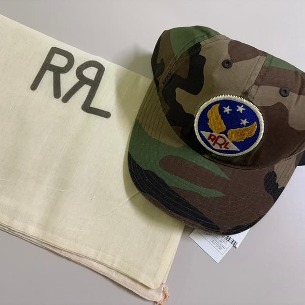 rrl 윙패치 카모