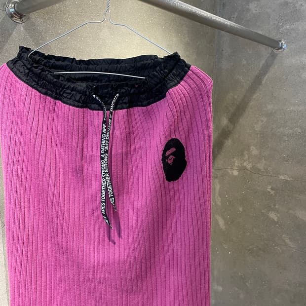 베이프 골지 스커트