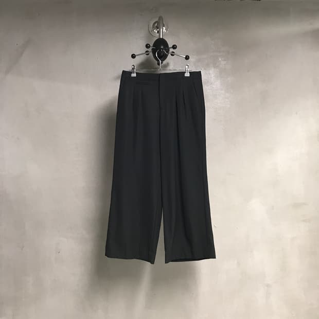마르지엘라 와이드 투턱 팬츠 40