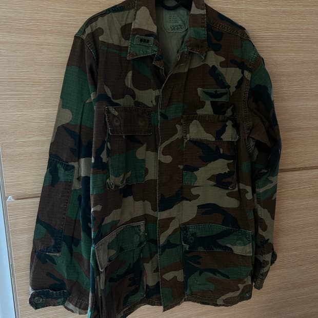 USA 밀리터리 bdu 카모 자켓
